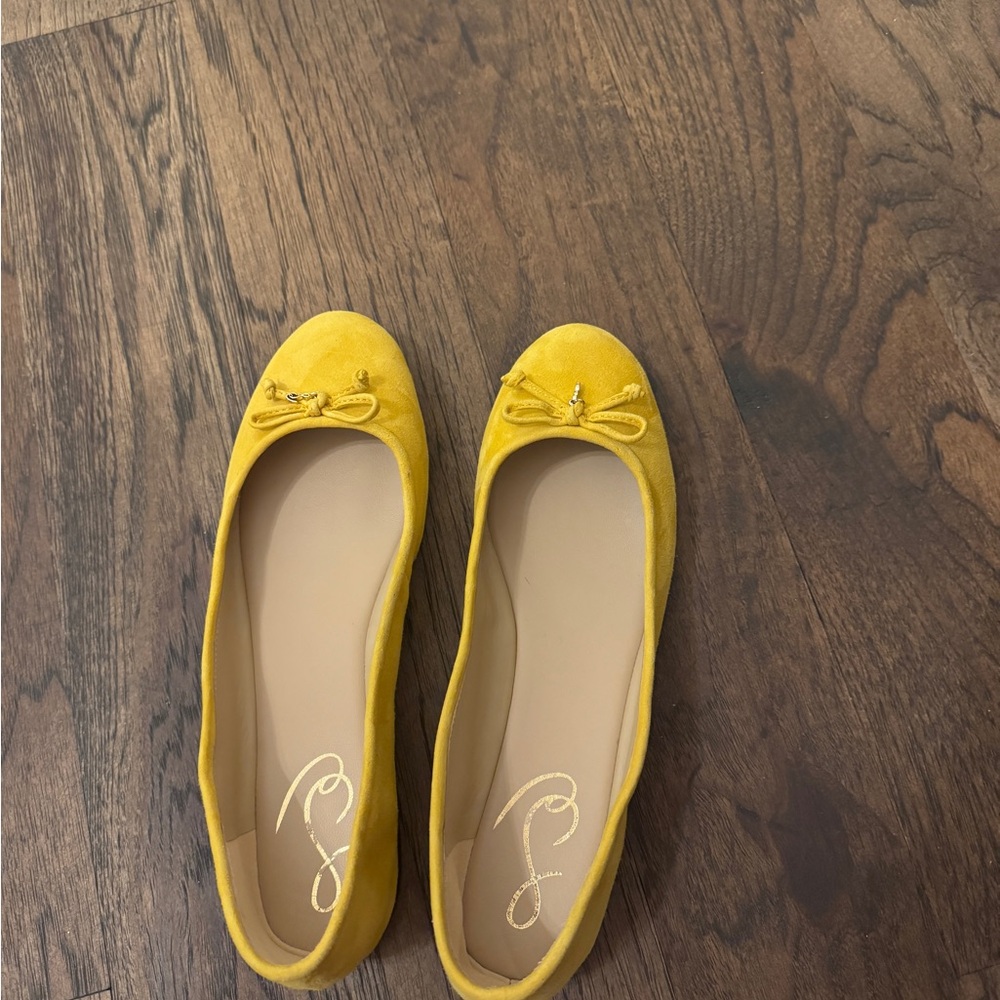 Sam Edelman Yellow Ballet Flats